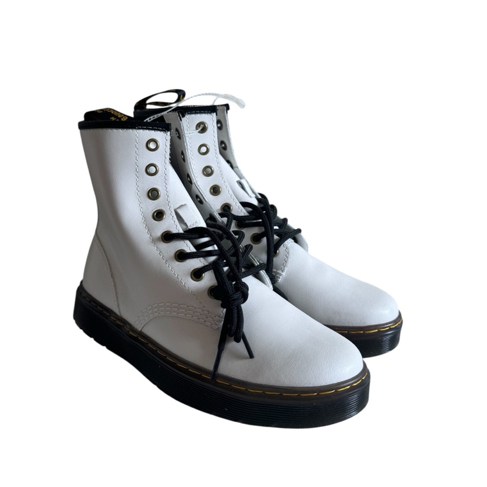 Dr. Marten Boots ZAVALA Platform Leather Combat Lace-up